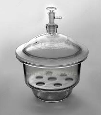 Эксикаторы с краном из светлого стекла