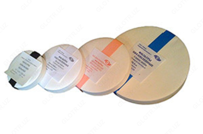 Фильтры обеззоленные "Белая лента"