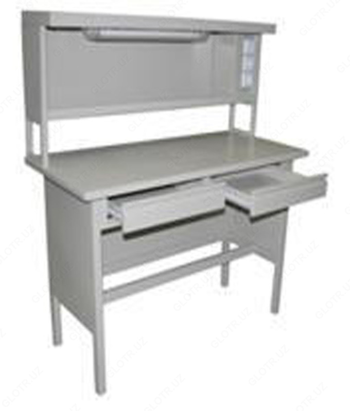 Стол металлический лабораторный физический