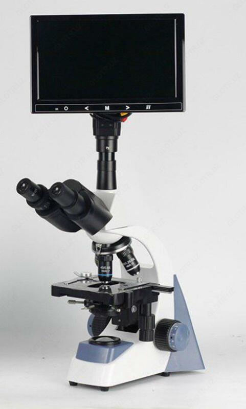 Микроскоп тринокулярный XSP-500SM (7 дюймовый экран без возможности подключения к ПК)