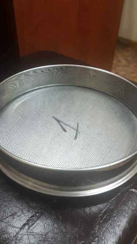 Сито лабораторное пробивное с диаметром отверстий от 1,2мм до 9,5мм