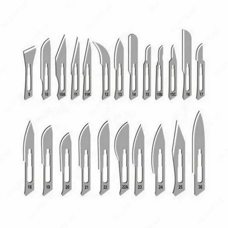 Лезвии для скальпеля нержавеющая сталь