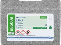 NANOCOLOR Qo'rg'oshin 5 trubkasi sinov simi 5 o'lchov diapazoni: 0