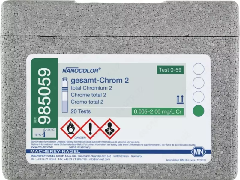 Пробирочный тест для определения ХПК NANOCOLOR COD 1500