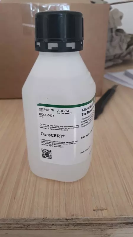 Стандарт олова для ААС TraceCERT®, 1000 мг/л Sn в соляной кислоте