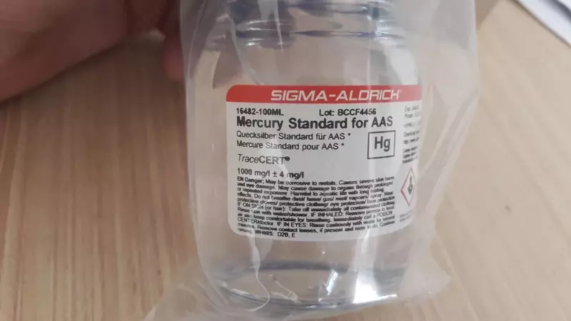Стандарт ртути для ААС TraceCERT®, 1000 мг/л Hg в азотной кислоте