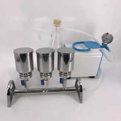 3-канальный аппарат вакуумной фильтрации с мембранным насосом MFA-3K Только в розницу