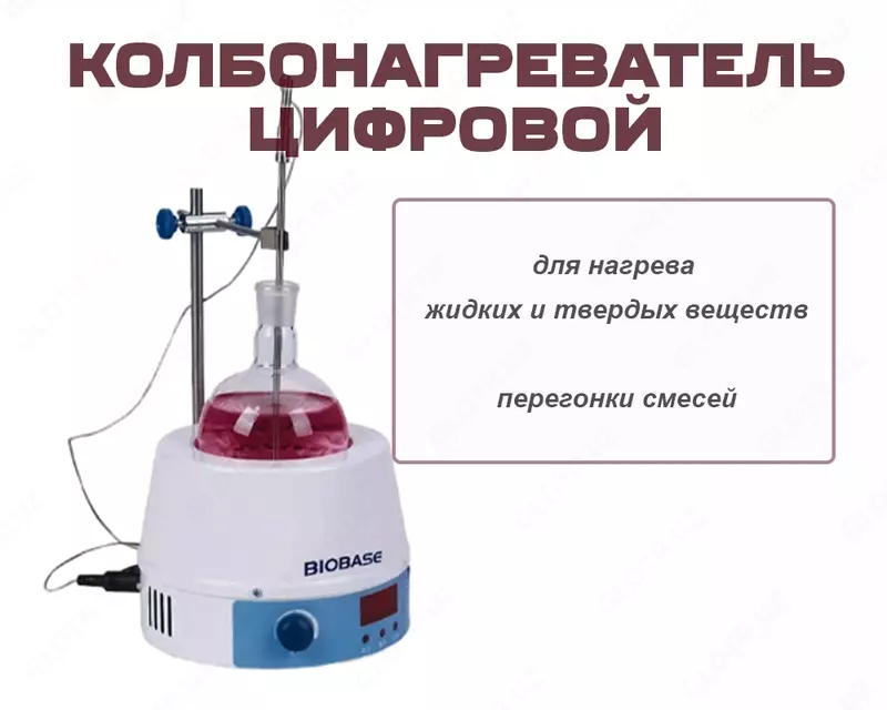 Колбонагреватель цифровой 98-III-B для круглодонных колб разных объемов