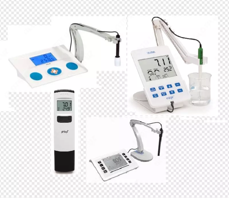 Цифровой pH-метр (разных видов)