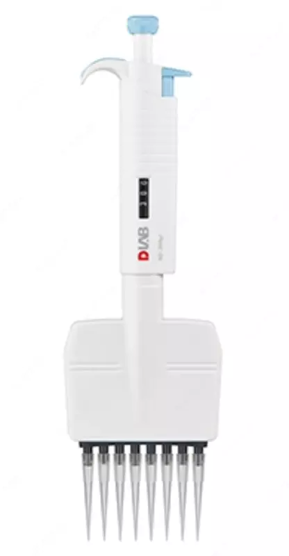 TopPette — 8‑канальные механические пипетки‑дозаторы (50–300 мкл)