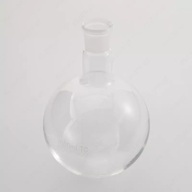 Колба стеклянная плоскодонная