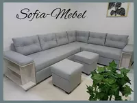 Угловой диван и два пуфа "Арлекино" - 8 500 000 сум