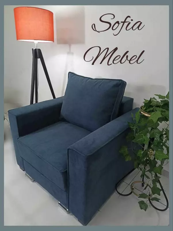 Kreslo to'q ko'k rang