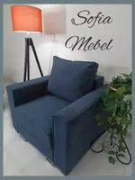 Kreslo to'q ko'k rang