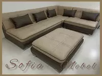 Puf bilan burchakli divan Modena