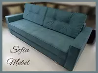 Раскладной диван Тик-так в новом дизайне подушек и подлокотников