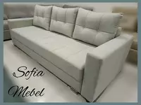 Раскладной диван "Тик-так" (белый)