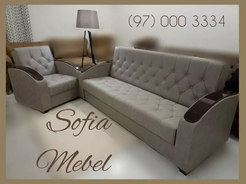 Классическая тройка с раскладным диваном - книжкой