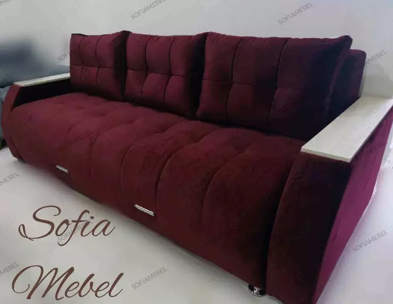 Велюровый раскладной Диван SOFIA - MEBEL "SKY"