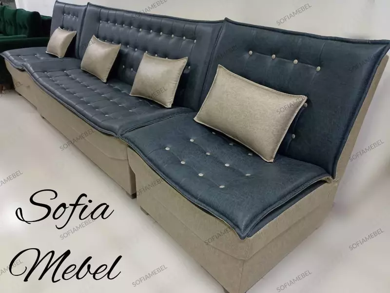 Тройной комплект мягкой мебели SOFIA - MEBEL Ласетти (Итальянский дизайн)