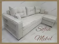 Burchakli divan "BAR burchagi" buklu velordan - 6 800 000 so'm