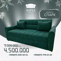 Katlanuvchi divan "Spark" (yashil)