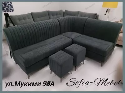 Очень красивый и стильный кухонный уголок "Ракушка"