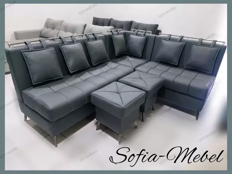 Кухонный уголок с пуфиками! - 4 500 000 сум