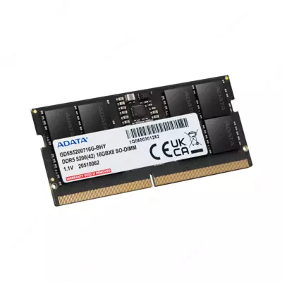 Operativ xotira Adata DDR5 16GB 5600MHz SODIMM