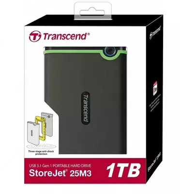 Transcend 1TB StoreJet 25M3 2 5 duymli tashqi qattiq disk