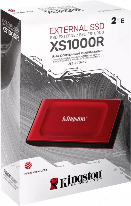Tashqi SSD M2 2Tb Kingston XS1000