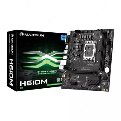 Материнская плата MB Maxsun Challenger H610M-H V1 WIFI DDR4