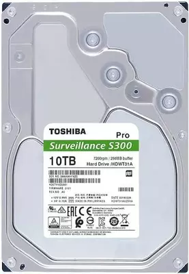 Жесткий диск HDD 10TB Toshiba Surveillance S300