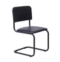 Кресло посетительское Сильвия BLACK кз черный