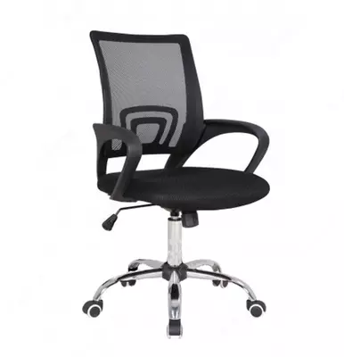 Кресло для персонала SOLO UZ хром черный