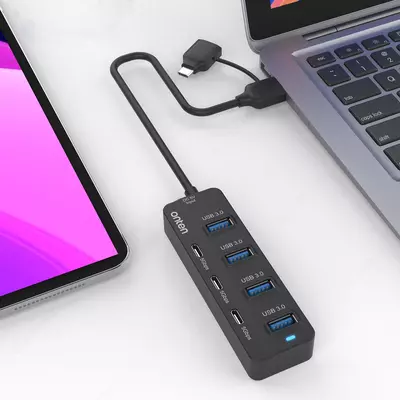 192 000 сум / шт. USB хаб type C HUB 7 v 2 Мини док станиция перечисление есть