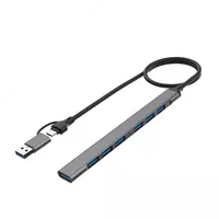USB type C хаб 2 V 7 port перечисление и доставка есть - 128 000 сум