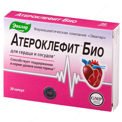 BAA Ateroklefit® BIO, shlyapalar. № 30, 250 mg BAA Ateroklefit® BIO, shlyapalar. № 30, 250 mg
