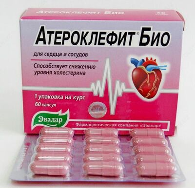 BAA Ateroklefit® BIO, shlyapalar. № 30, 250 mg BAA Ateroklefit® BIO, shlyapalar. № 30, 250 mg
