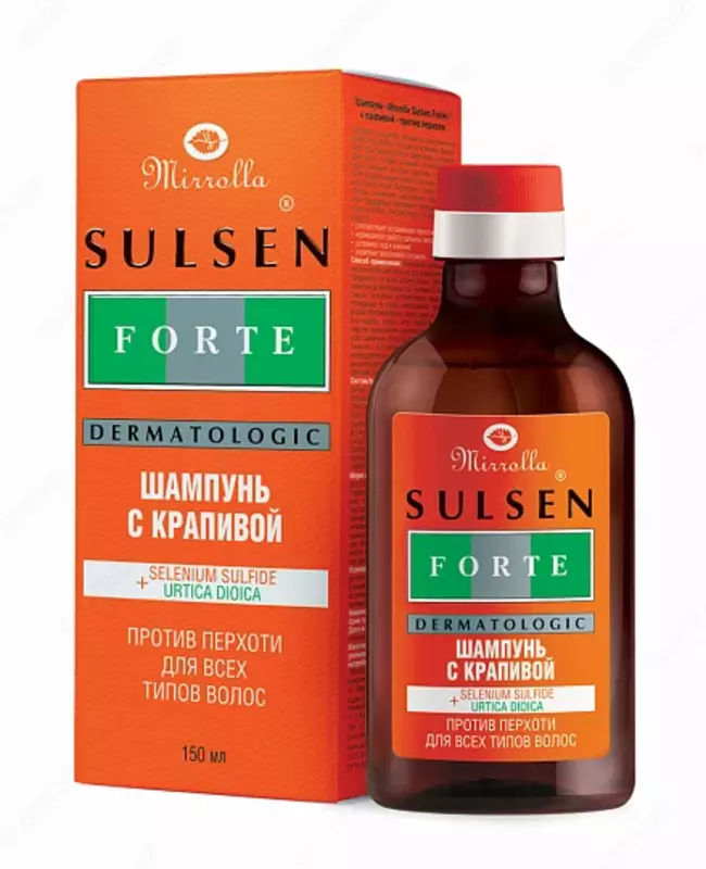 Шампунь «Сульсен Форте» 2% с крапивой 150 мл