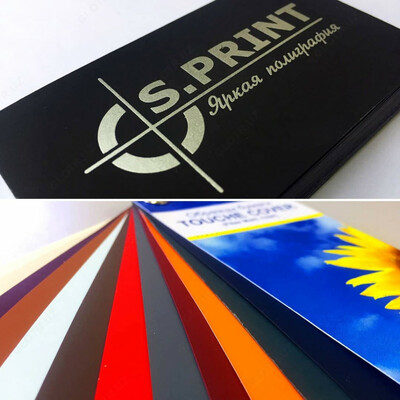 Печать визиток на Touch Cover