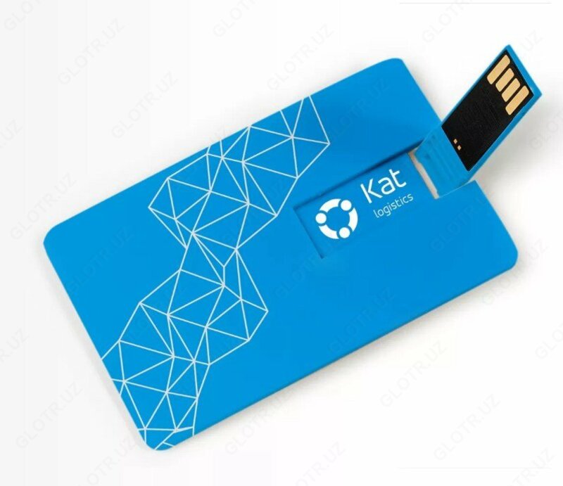 Флэшки-визитки с логотипом