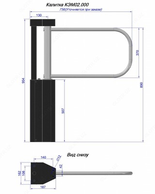 3 565 000 сум / шт. Калитка электромеханическая КЭМ-02 от производителя