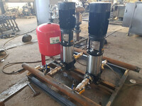 Насосная станция для поднятия общего давления воды.