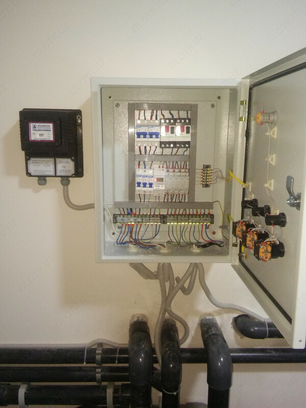 Щит управления насосами бассейна и освещения ЩУНбиО