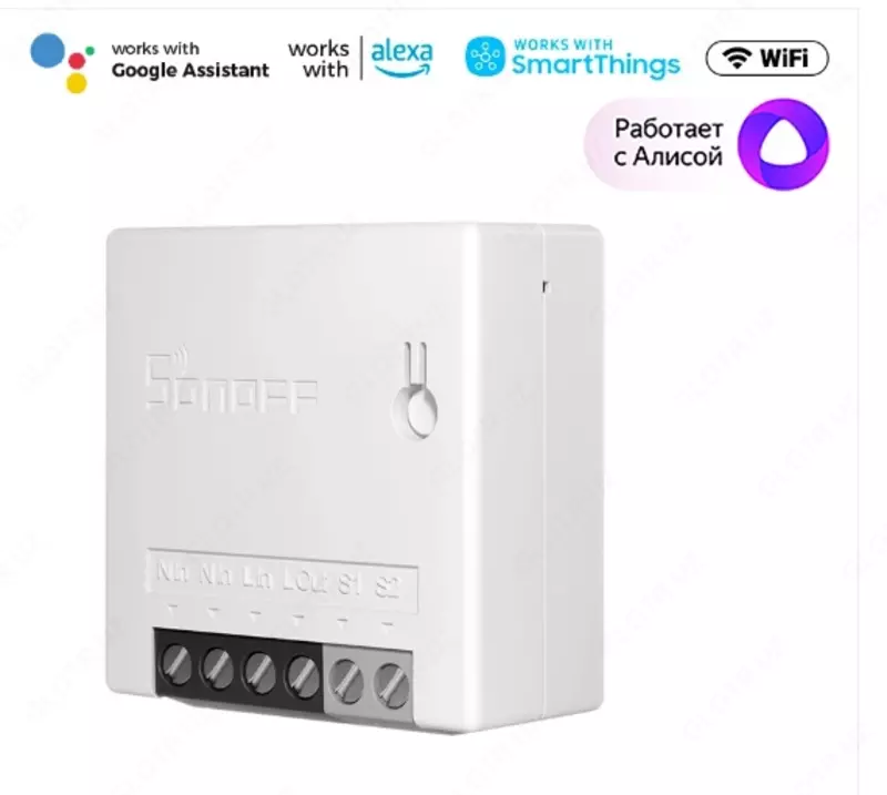 Умное WiFi реле Sonoff mini R2 (Алиса eWelink) умный дом
