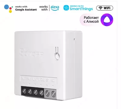 Умное WiFi реле Sonoff mini R2 (Алиса eWelink) умный дом