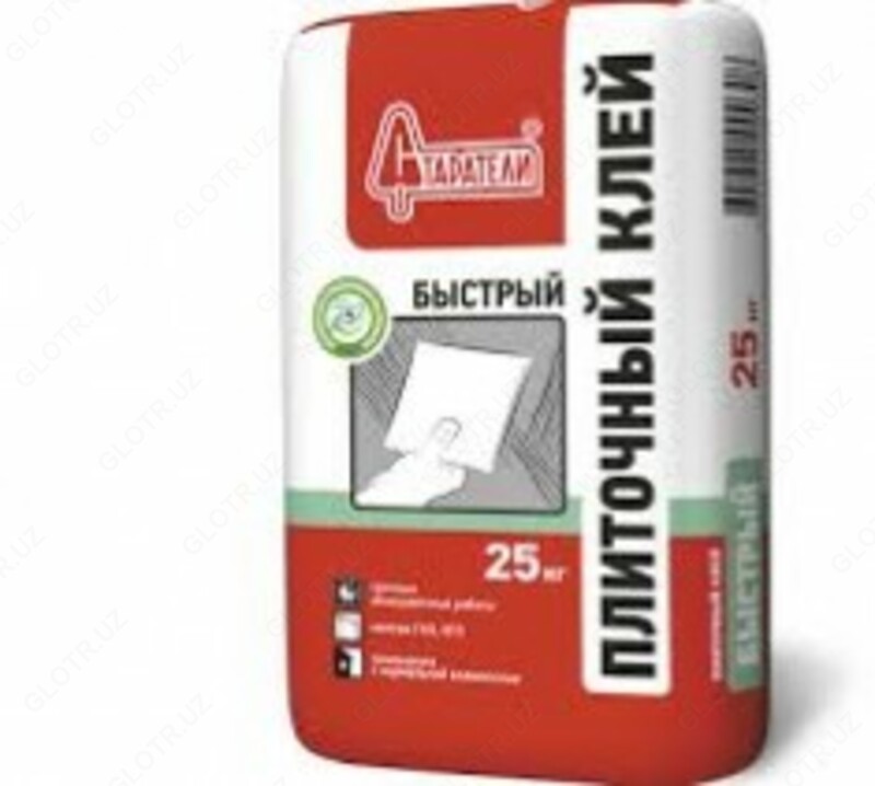 Кафельный клей в мешках по 25 кг