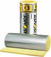 Стекловата с фольгой (в рулоне 15 кв.м)