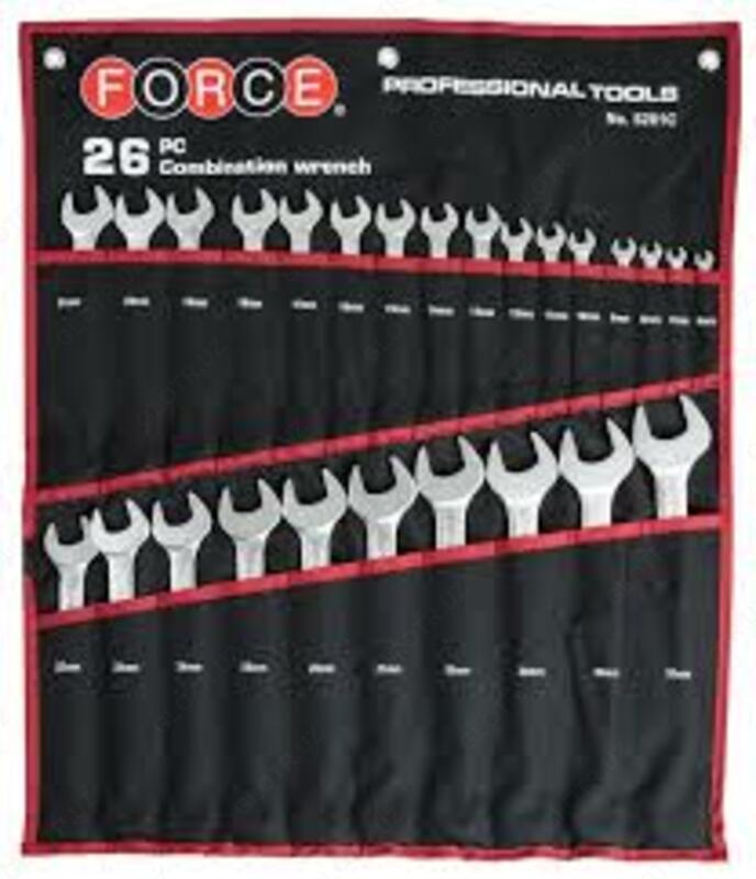 Force 5261C набор ключей 26 предметов от 6 до 32 мм